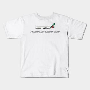 Alitalia Airbus A320-200 Tee Shirt Version Kids T-Shirt